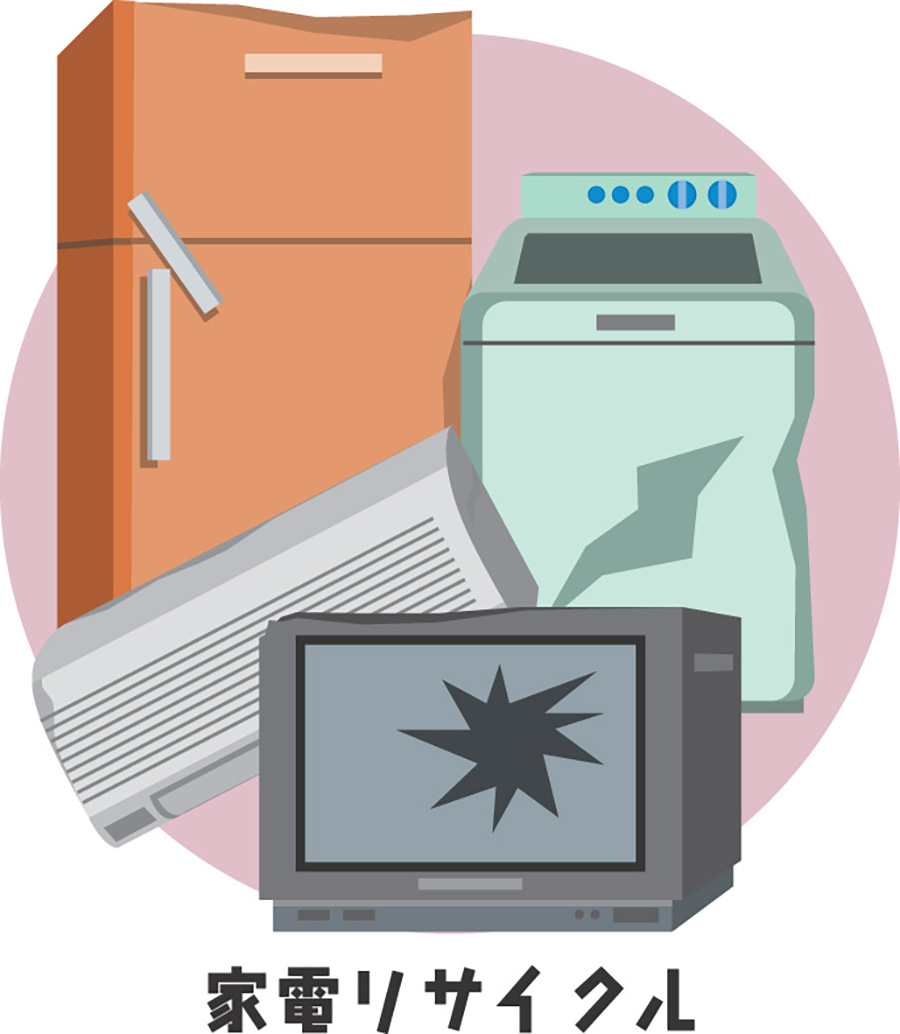 冷蔵庫の不用品処分は家電リサイクル法を守ろう